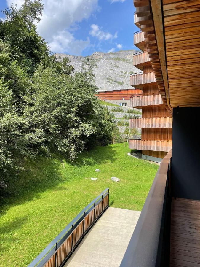 Ferienwohnung 3,5 Zimmer Direkt An Ski- Und Bikepiste Flims Exterior photo